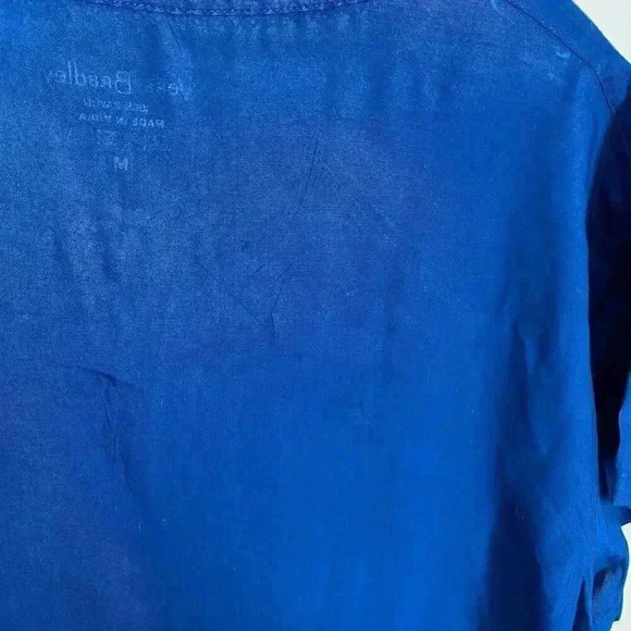 Vera Bradley Blue‎ Floral-print Tie Sleep Top - Picture 6 of 8